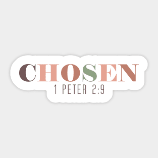 Chosen 1 Peter 2:9, Chosen Shirt, Christian Shirts, Christian Shirts For Women, Christian Apparel, Christian Clothing, Chosen Shirt Sticker